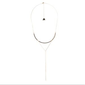 Serefina Kaleb Curved Bar Necklace